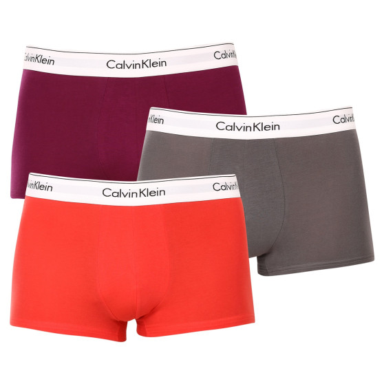 3PACK Calvin Klein miesten bokserit moniväriset shortsit moniväriset (NB2380A-6ME)