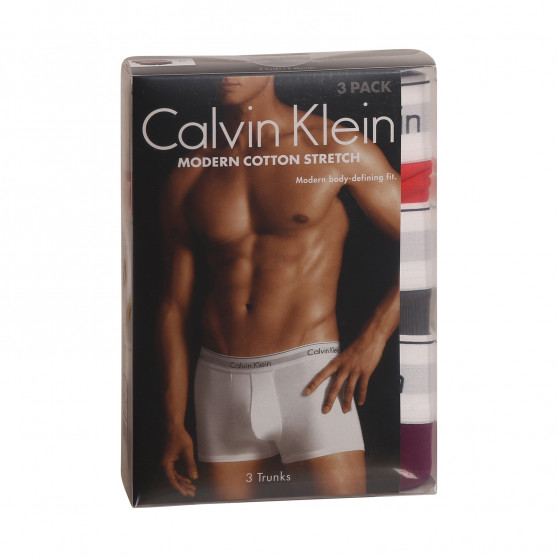 3PACK Calvin Klein miesten bokserit moniväriset shortsit moniväriset (NB2380A-6ME)