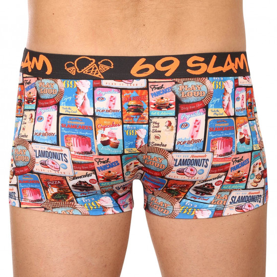 69SLAM Miesten bokserit shortsit lonkka vintage ruoka merkki (MSYVFS-PO)