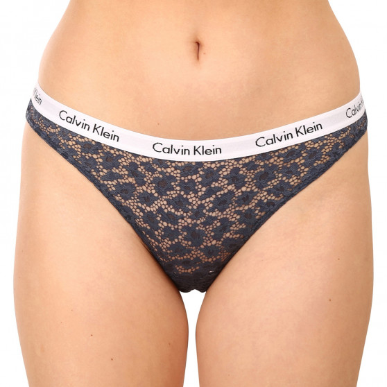 3PACK Calvin Klein naisten pikkuhousut ylimitoitettu monivärinen (QD3975E-6Q2)