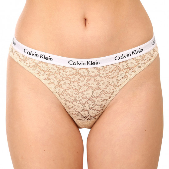 3PACK Calvin Klein naisten pikkuhousut ylimitoitettu monivärinen (QD3975E-6Q2)