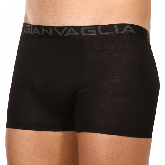 10PACK Gianvaglia miesten bokserit mustat (023)