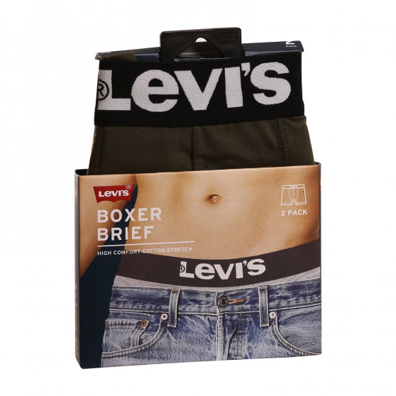 2PACK Levis miesten bokserit vihreät (905001001 011)