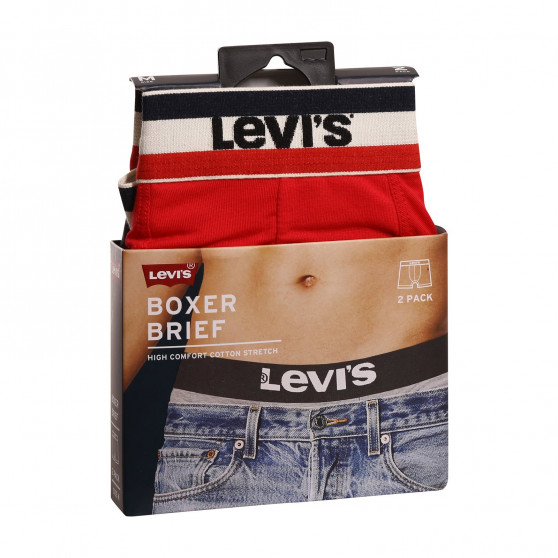 2PACK Levis miesten bokserit moniväriset shortsit moniväriset (905005001 786)