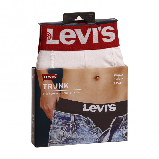 2PACK Levis miesten bokserit valkoiset (905002001 317)