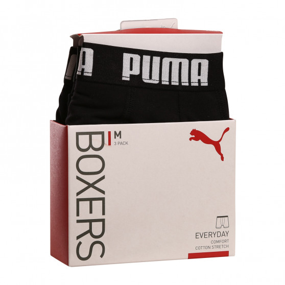 3PACK Puma miesten bokserit mustat (701206546 001)