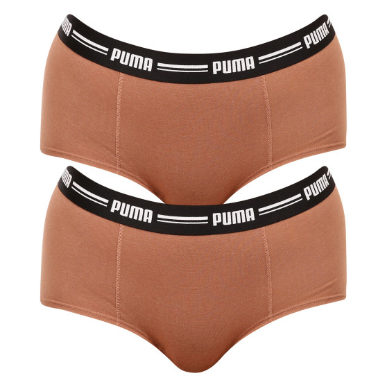 2PACK Puma naisten pikkuhousut ruskea (603033001 013)