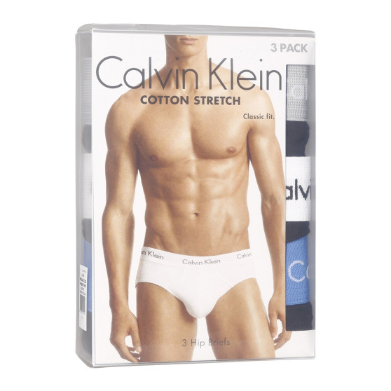 3PACK Calvin Klein miesten alushousut moniväriset (U2661G-CAZ)