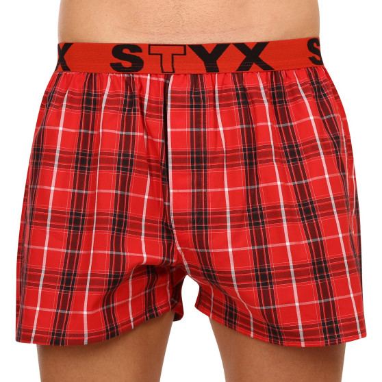 3PACK Styx miesten bokserishortsit urheilu elastinen monivärinen monivärinen (B9313233)