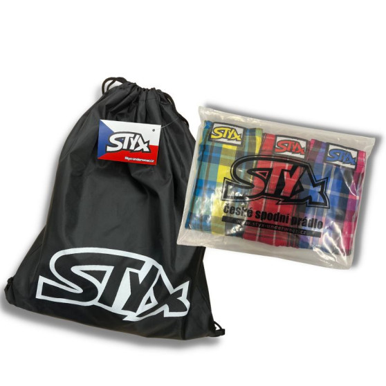 5PACK Styx miesten bokserishortsit urheilu elastinen monivärinen monivärinen (B9312345)