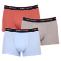 3PACK Tommy Hilfiger miesten bokserit moniväriset shortsit moniväriset (1U87903842 0Y4)