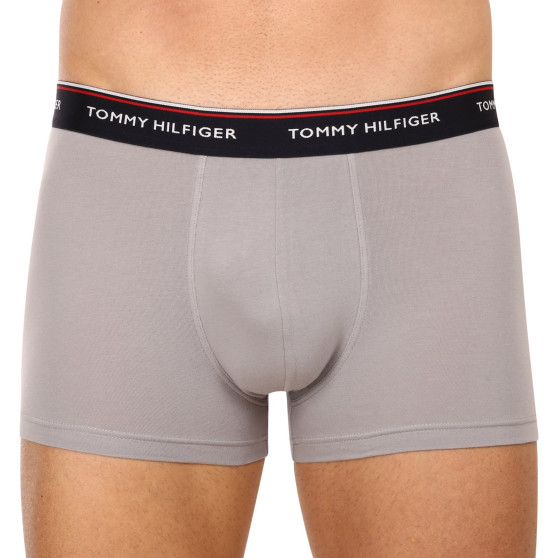 3PACK Tommy Hilfiger miesten bokserit moniväriset shortsit moniväriset (1U87903842 0Y4)