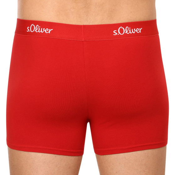 3PACK miesten bokserit S.Oliver moniväriset shortsit S.Oliver monivärinen (JH-34B-51136323)