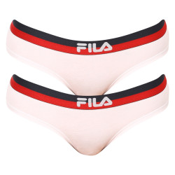 2PACK Fila naisten pikkuhousut valkoinen (FU6050/2-300)