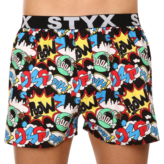 5PACK Styx miesten bokserishortsit art sports kumia monivärinen (5B1126913)