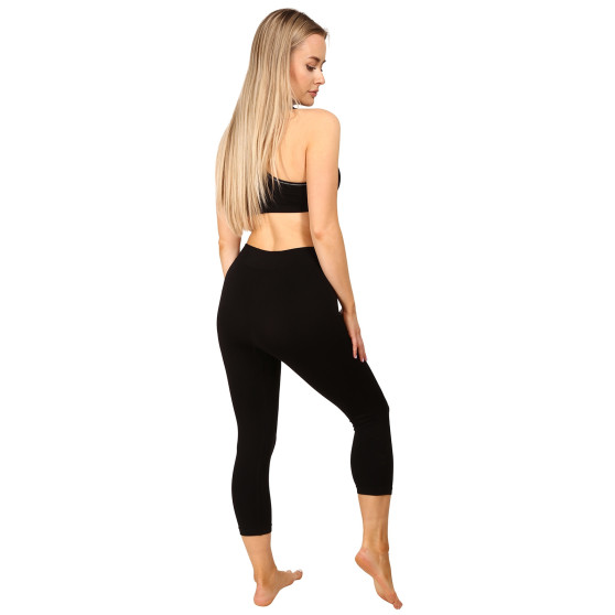 Gina Naisten leggingsit bambu musta (95032)