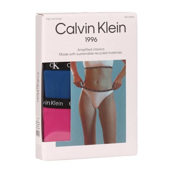 2PACK Calvin Klein naisten brasilialaiset pikkuhousut moniväriset (QD5037E-C0Z)