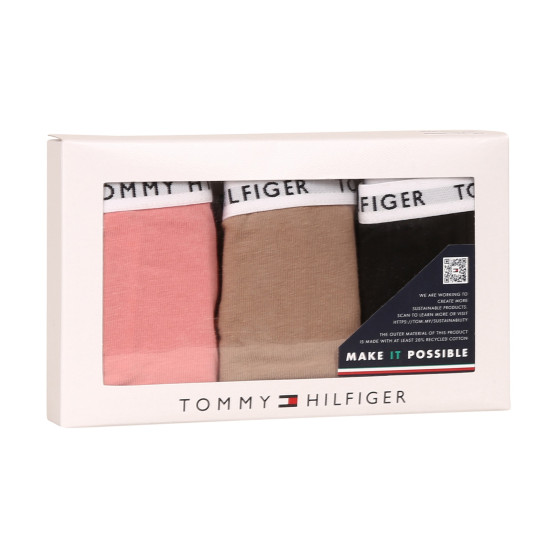 3PACK Tommy Hilfiger naisten pikkuhousut moniväriset (UW0UW02828 0R1)