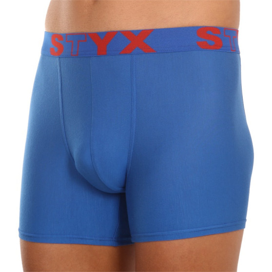 3PACK Styx miesten bokserit shortsit pitkät urheilu elastinen monivärinen (3U96789)