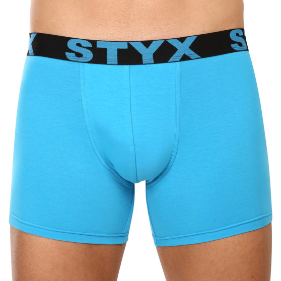 3PACK Styx miesten bokserit shortsit pitkät urheilu elastinen monivärinen (3U96789)