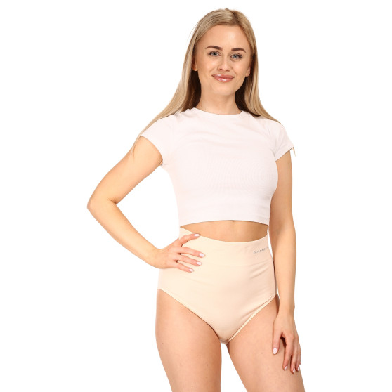 Gina Naisten kiristysnauha pikkuhousut bambu beige (00040)