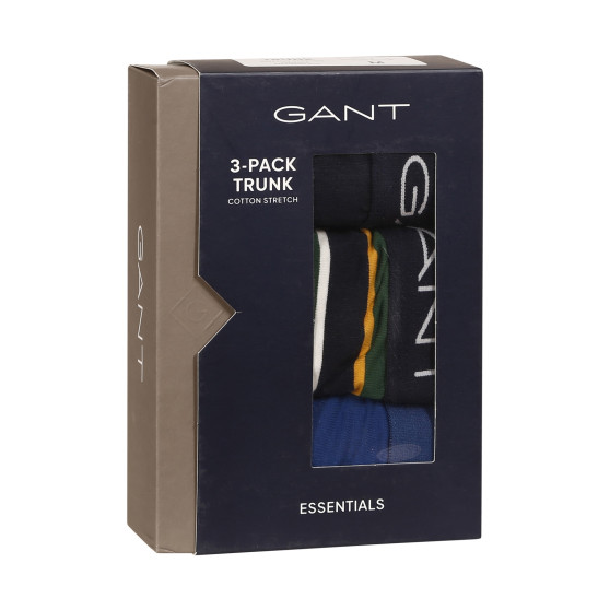 3PACK Gant miesten bokserit moniväriset shortsit moniväriset (902243013-433)