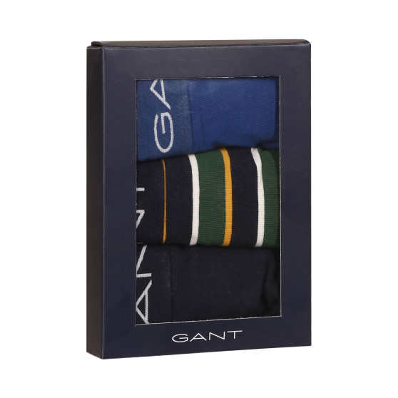 3PACK Gant miesten bokserit moniväriset shortsit moniväriset (902243313-433)