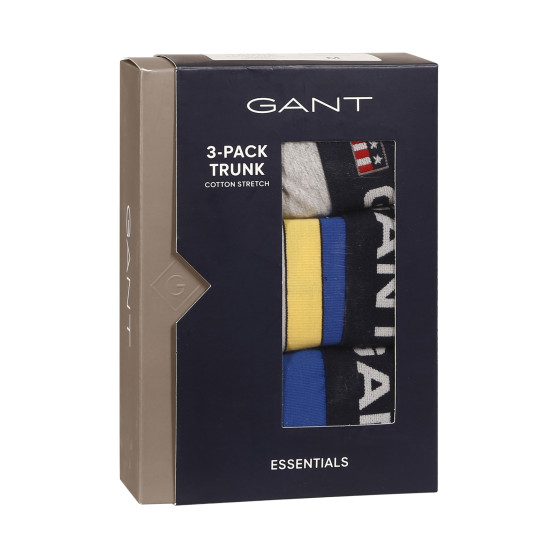 3PACK Gant miesten bokserit moniväriset shortsit moniväriset (902313073-447)