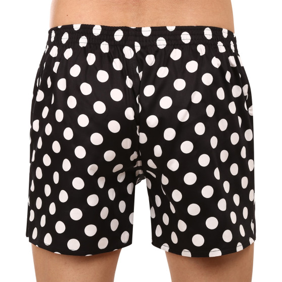 Styx Miesten bokserishortsit premium art klassinen kumi polka dots (AP1055)