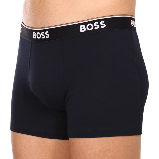 3PACK BOSS miesten bokserit tummansiniset shortsit (50475282 480)