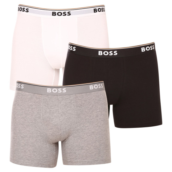 3PACK BOSS miesten bokserit moniväriset shortsit moniväriset (50475282 999)