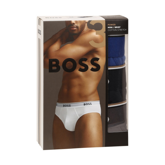 3PACK BOSS miesten alushousut moniväriset (50475273 487)