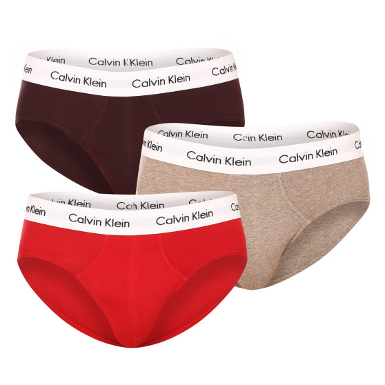 3PACK Calvin Klein miesten alushousut moniväriset (U2661G-CAK)