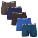 5PACK Gianvaglia miesten bokserit moniväriset shortsit moniväriset (GVG-5007)