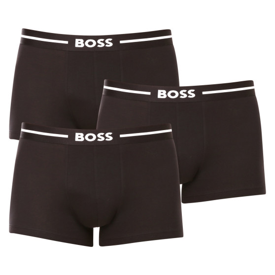 3PACK BOSS miesten bokserit mustat (50473916 001)