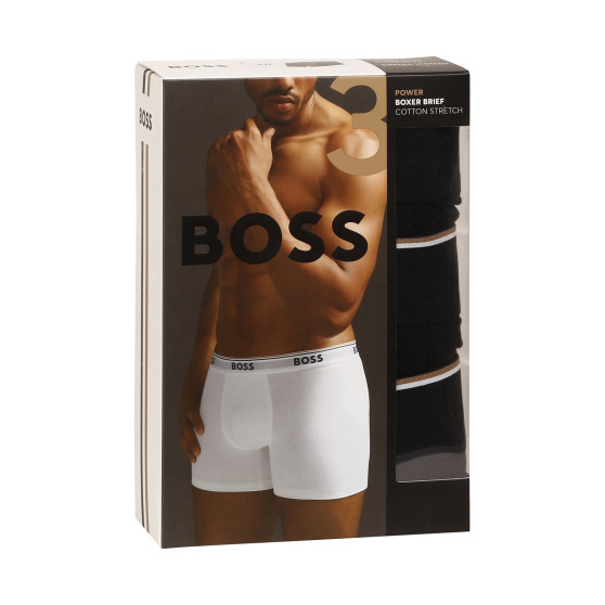 3PACK BOSS miesten bokserit mustat (50475282 001)