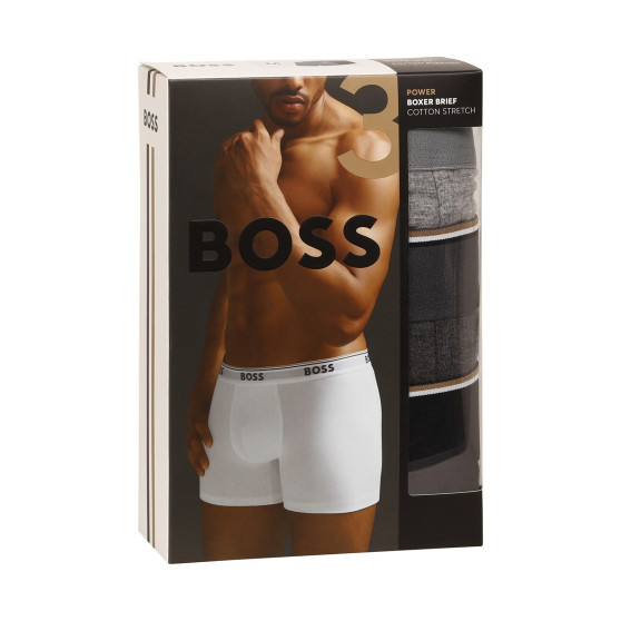 3PACK BOSS miesten bokserit moniväriset shortsit moniväriset (50475282 061)