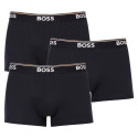 3PACK BOSS miesten bokserit tummansiniset shortsit (50475274 480)