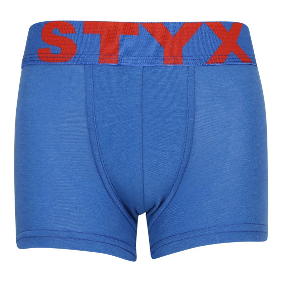 Styx Lasten boxershortsit urheilu elastinen sininen (GJ967)