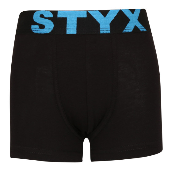 3PACK Styx lasten boxershortsit urheilu elastinen musta (3GJ96012)