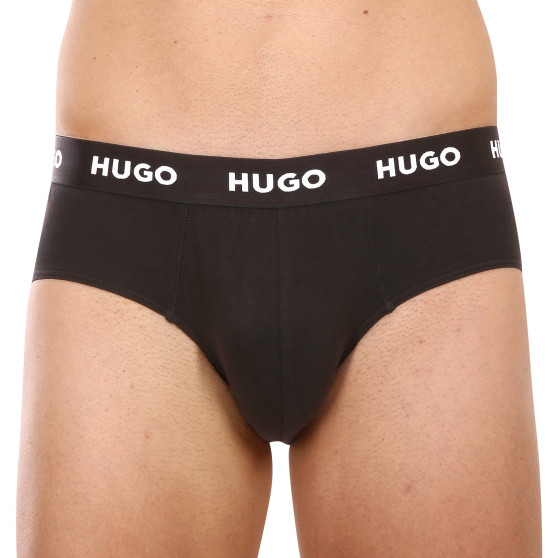 3PACK HUGO miesten alushousut musta (50469763 001)