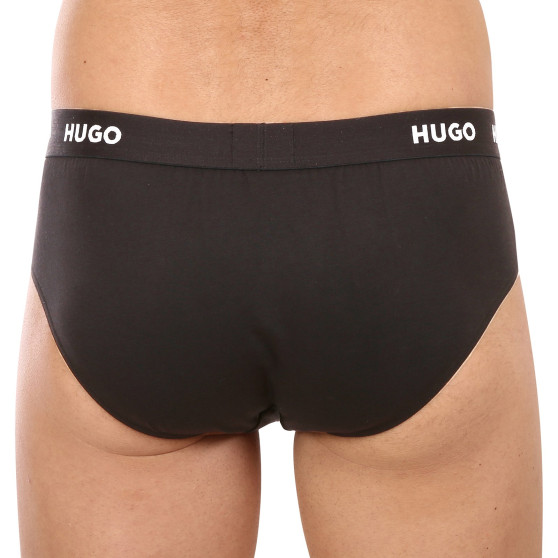 3PACK HUGO miesten alushousut musta (50469763 001)