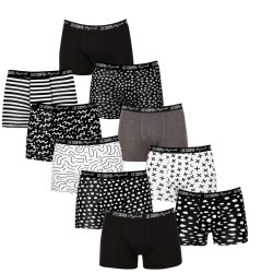 10PACK Lee Cooper miesten bokserit moniväriset shortsit moniväriset (LCUBOX10P08-1951590)