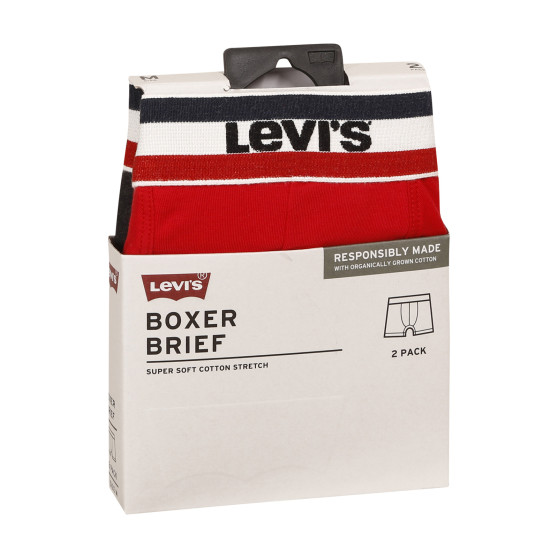 2PACK Levis miesten bokserit moniväriset shortsit moniväriset (701223908 004)