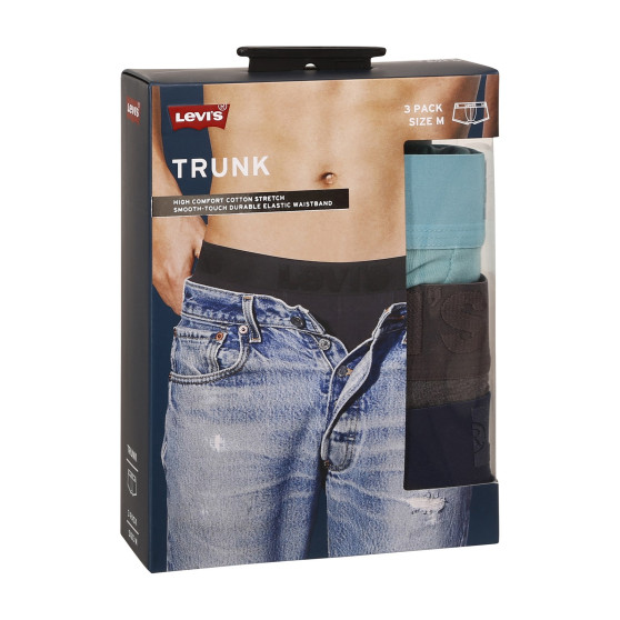 3PACK Levis miesten bokserit moniväriset shortsit moniväriset (905042001 020)