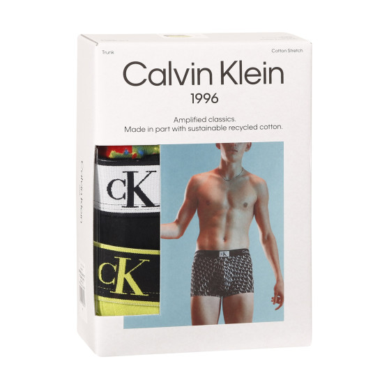 3PACK Calvin Klein miesten bokserit moniväriset shortsit moniväriset (NB3528A-DY0)