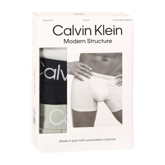 3PACK Calvin Klein miesten bokserit moniväriset shortsit moniväriset (NB2971A-CBC)