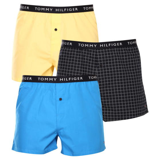 3PACK Tommy Hilfiger miesten bokserishortsit moniväriset (UM0UM02414 0XQ)