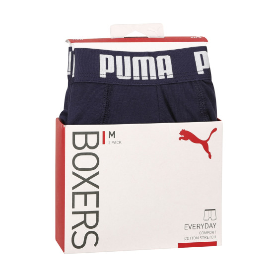 3PACK Puma miesten bokserit siniset (701206546 002)