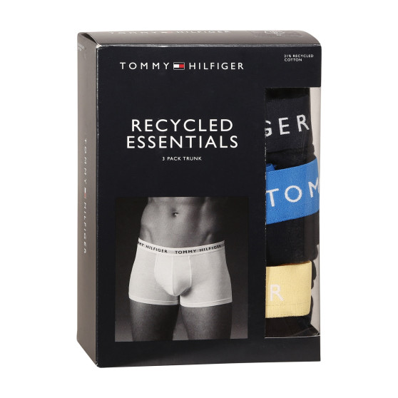 3PACK Tommy Hilfiger miesten bokserit tummansiniset shortsit (UM0UM02324 0X0)